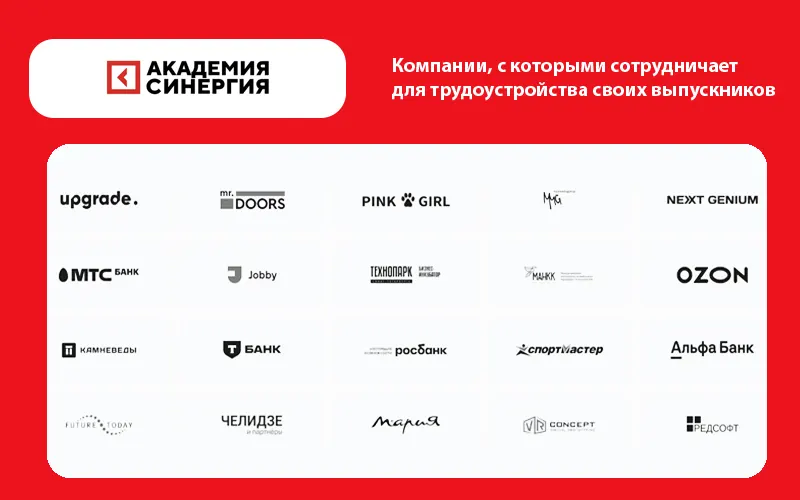 Карьера после курсов академии Синергия