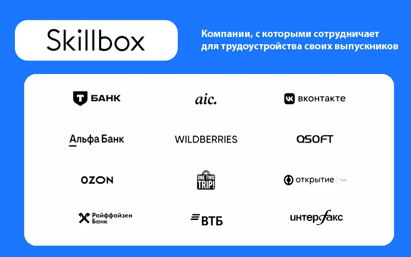 Карьера после курсов Skillbox