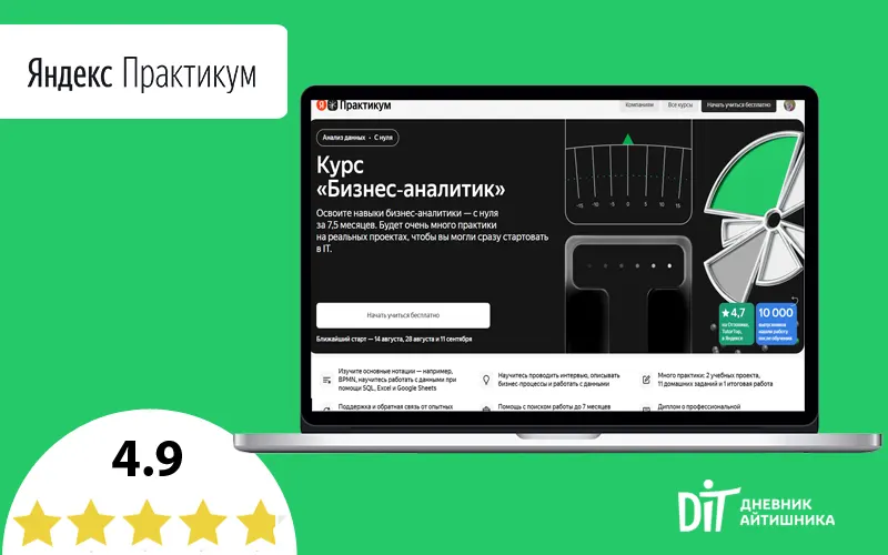 Яндекс обучение бизнес аналитик
